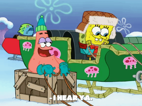 season 8 frozen face-off GIF by SpongeBob SquarePants