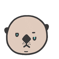 ddingstory jojo sea otter shellfish ddingstory Sticker