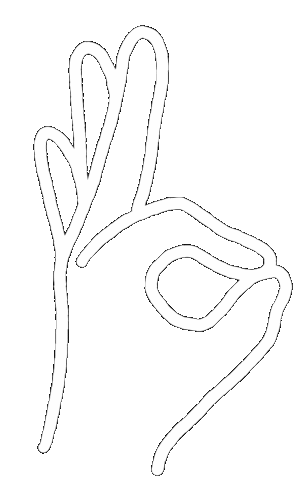 Hands Ok Sticker