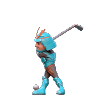 Play Golf Sticker