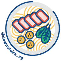 Asian Food Eating Sticker by downstairs_sg