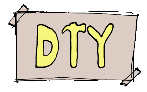 Do It Yourself Diy Sticker by Louisa Dellert