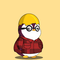 Thinking Think GIF by Pudgy Penguins