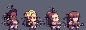 pixels ghostbusters GIF by Paul Robertson
