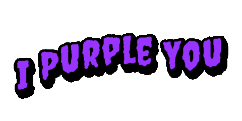 I Purple You Sticker