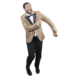 happy dance Sticker by Muyloco