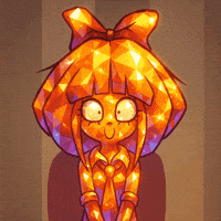 Orange Gem GIF