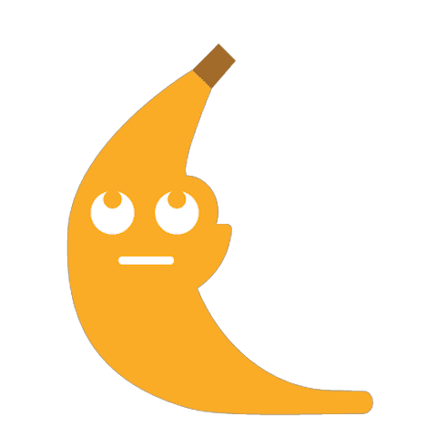 emoji banana Sticker by perfectlyfree®