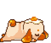 Dog Sleeping Sticker