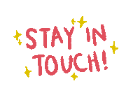 jillycatherine quarantine sparkles stay stay in touch Sticker
