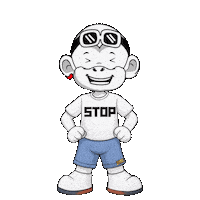 Please Stop Sticker by Zhot