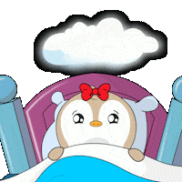 Good Night Sleeping Sticker by Pudgy Penguins