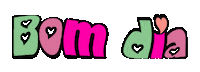 ritagifseadesivos bom dia dia semana frase Sticker