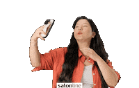 Selfie Maru Sticker by Salon Line