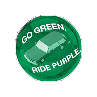 Go Green Commuter Rail Sticker by gykantler