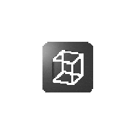 Cube Sticker by 水槽 / suisoh