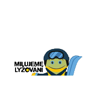 Ski Milujeme Sticker by ypointcz
