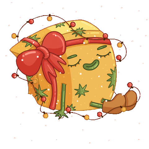 New Year Winter Sticker