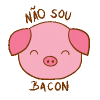 gabeluize vegan comida sushi bacon Sticker