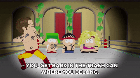 eric cartman wrestling GIF by South Park 