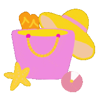 Pink Summer Sticker