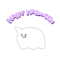 Happy Trick Or Treat Sticker by DINOSALLY