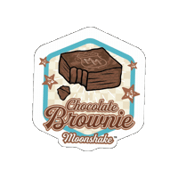 All American Chocolate Sticker by Midnight Moon Moonshine