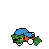 St Patricks Day Green Car Sticker by Wheelzy