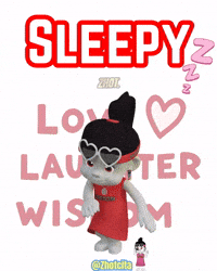 Tired Relax GIF by Zhotcita