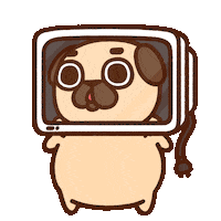 Streaming Youtube Sticker by Puglie Pug