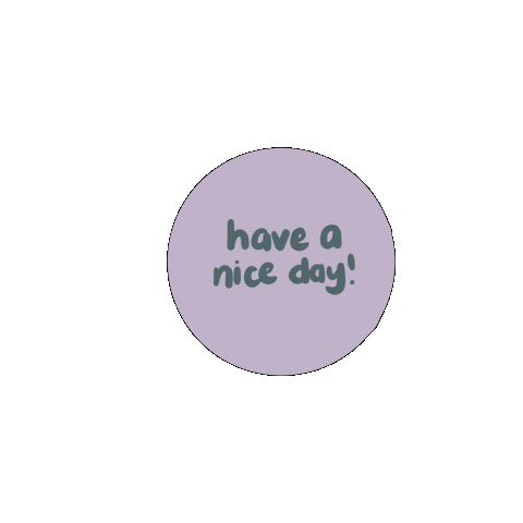 Greeting Have A Nice Day Sticker
