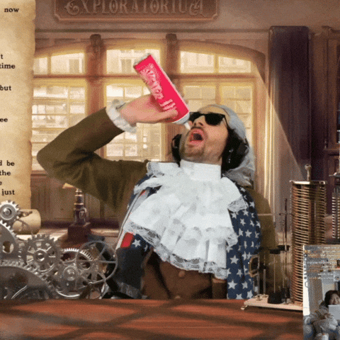 Spilling Whipped Cream GIF