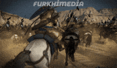 FurkhiMedia ok yay horse war GIF