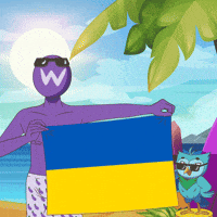 Flag Of Ukraine GIF