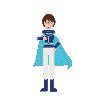 Girl Hero Sticker by Agenzia Formativa