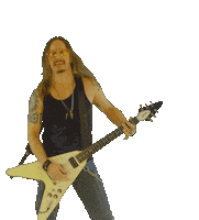 powerstatemusic rock guitar austin toby Sticker