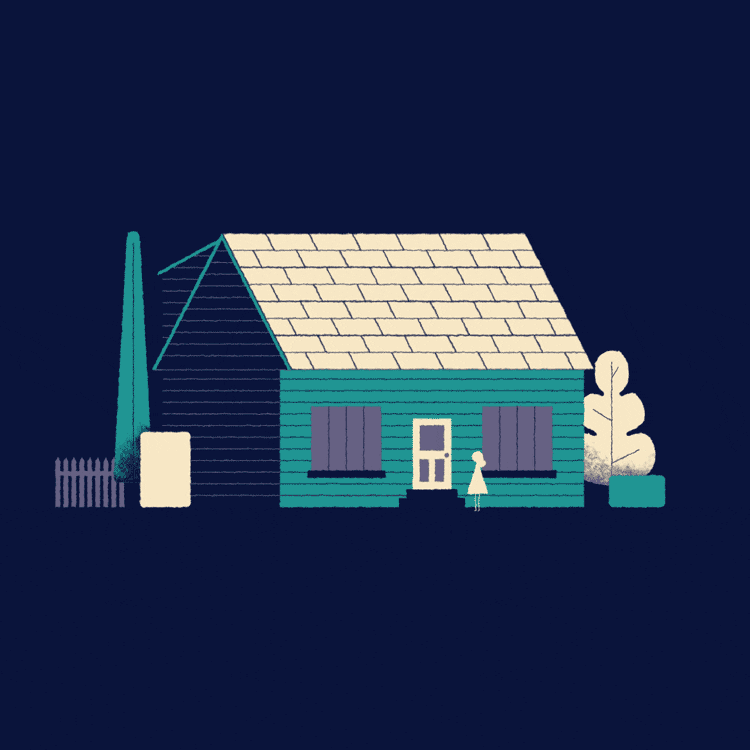house boo! GIF by Emory Allen