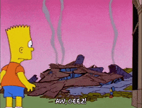 Sad Season 8 GIF by The Simpsons