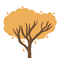 Tree Colores Sticker by The Big Brown Eyes
