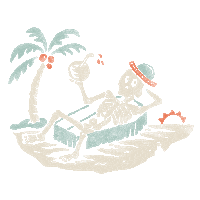 Skeleton Sticker by Threadless