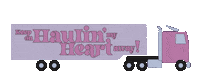 Keep On Truckin Love Sticker by Hevy Hauling