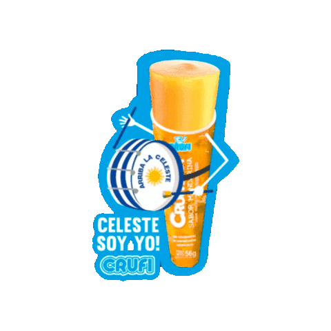 crufi_helados giphygifmaker futbol uruguay rico Sticker