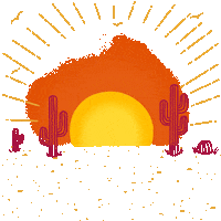 Voting Rights Sunset Sticker by Creative Courage