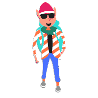 christmas travel Sticker
