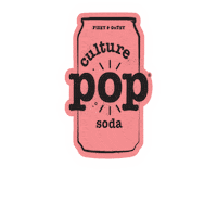 culturepopsoda culture pop culture pop soda Sticker