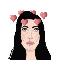 Lovehearts Love Sticker