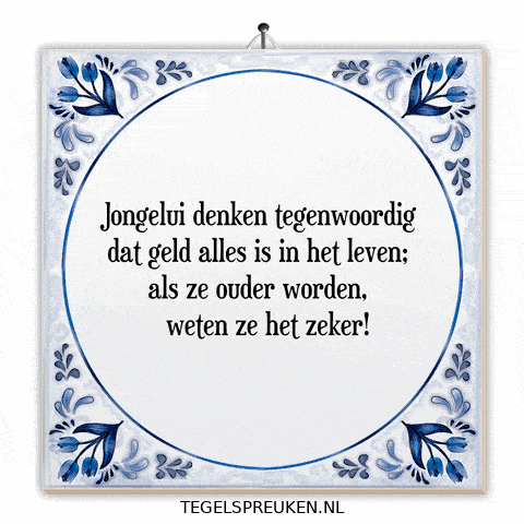 Geld Wijsheid GIF by Tegelspreuken.nl