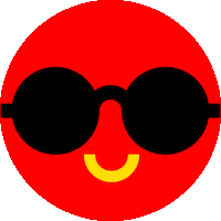 Smiley Face Hello Sticker by Flat White Websites