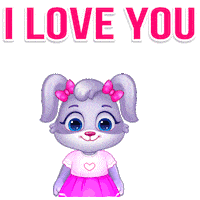 I Love You Heart Sticker by Lucas and Friends by RV AppStudios