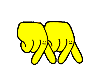 Hand In Hand Sticker by ARTIFACTS